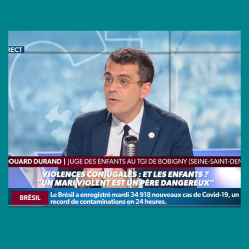 Edouard Durand Juge des enfants interview RMC 16 juin 2020 par Jean Jacques Bourdin