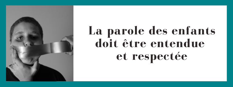 la parole des enfants