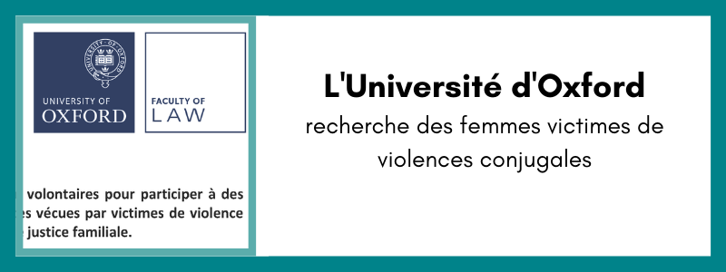 Université Oxford Victimes Violences Conjugales