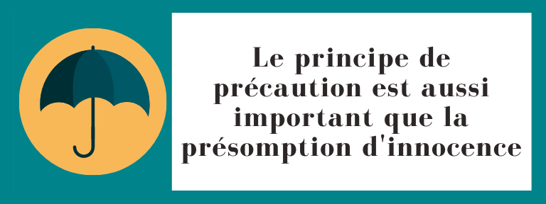 principe de precaution presomption d'innocence