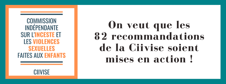 82 préconisations de la Ciivise